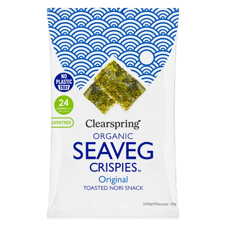 Seaveg Crispies Original (Tang chips) 4g - øko