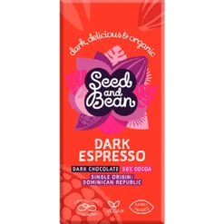 Seed & Been Mørk Chokolade 58% Kaffe Espresso Ø (75 g)