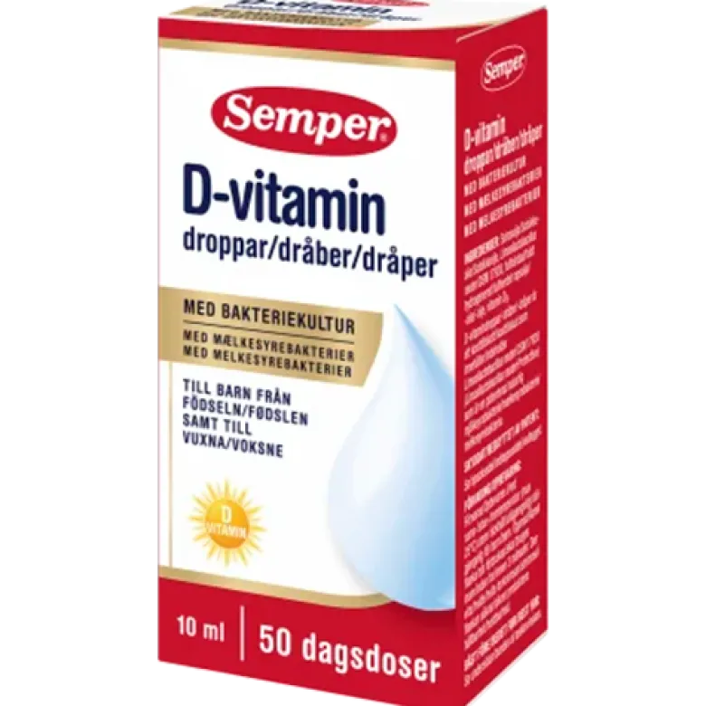 Semper D-vitamindråber (10 ml)