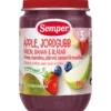 Semper Frugtpuré Jordbær, Æble, Pære, Banan & Blåbær 5M (190 g)
