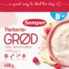 Semper Fuldkornsgrød Mild & Med Frugt 8M (480 g)