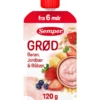 Semper Grød Jordbær/Banan 6M (120 g)