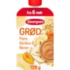 Semper Grød Smoothie Pære/Abrikos 6M (120 g)
