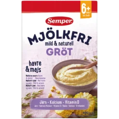Semper Mælkefri Grød Havre og Majs (400 g)