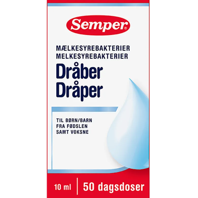 Semper Mælkesyrebakterier Dråber (10 ml)