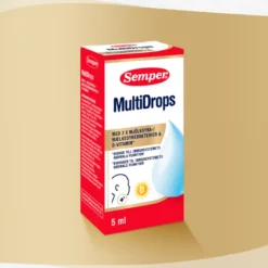 Semper Multidrops Mælkesyrebakterier & D-Vitamin (5 ml)