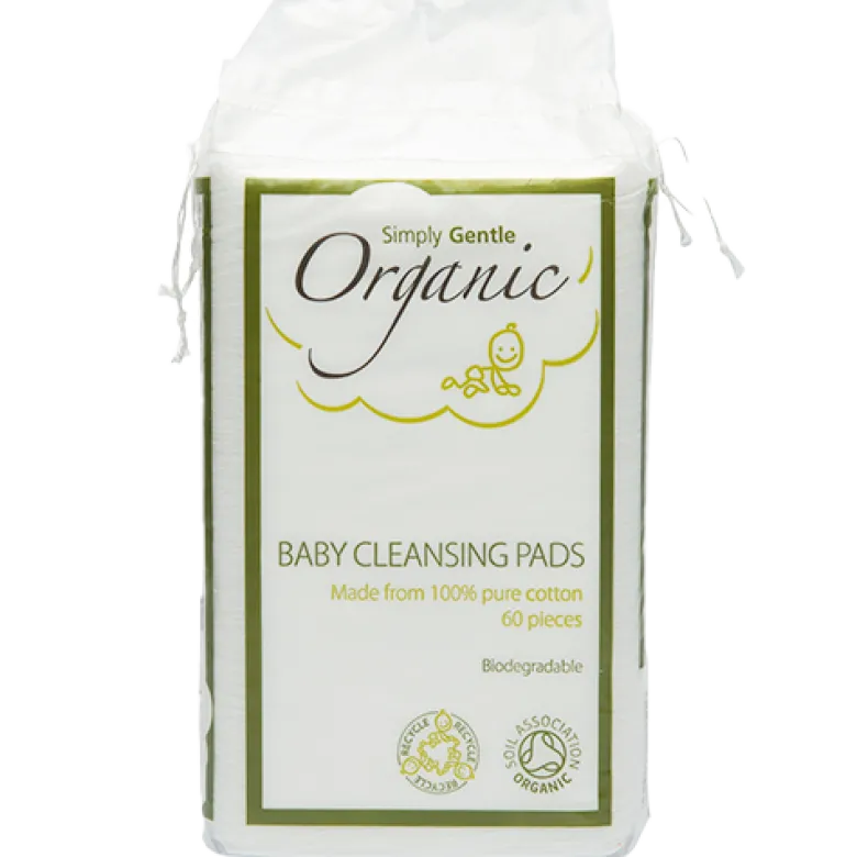 Simply Gentle Organic Store Vatrondeller Baby Pads Øko. Bomuld (60 stk)