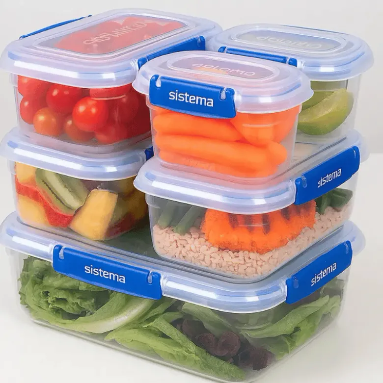 Sistema Essentials Klip It Plus Opbevaringsboks 6-pak (6 stk)