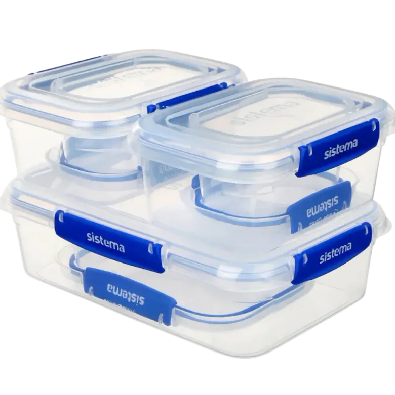 Sistema Essentials Klip It Plus Opbevaringsboks 6-pak (6 stk)
