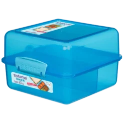 Sistema Lunch Cube Blue / Teal / Pink (1.4 l)
