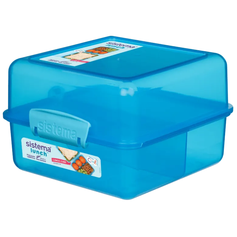 Sistema Lunch Cube Blue / Teal / Pink (1.4 l)