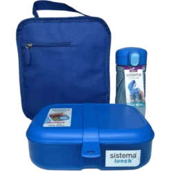 Sistema Lunchtime 3-Pack Blue (1 sæt)