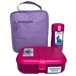 Sistema Lunchtime 3-Pack Pink / Purple (1 sæt)