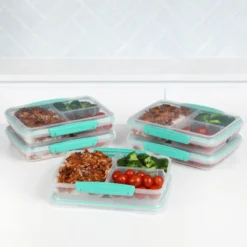 Sistema Meal Prep Madkasse 820 ml (5 stk)