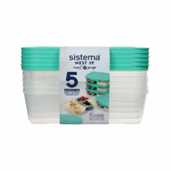 Sistema Nest It Meal Prep Mint (5 stk)