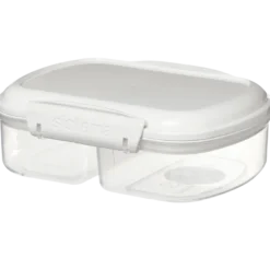 Sistema Opbevaringsboks Hvid Split Bakery (630 ml)