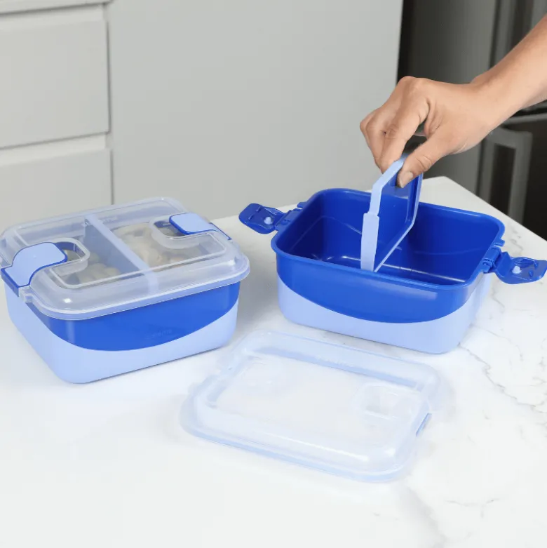 Sistema Rectangle With Divider Heatables Multifunktionel Beholder Ass. Farve (1,35 l)