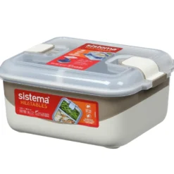 Sistema Rectangle With Divider Heatables Multifunktionel Beholder Ass. Farve (1,35 l)