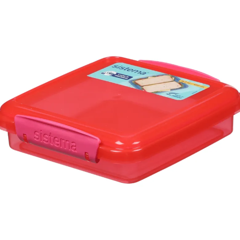 Sistema Sandwich Box Lunch Madkasse Ass. Farve (450 ml)