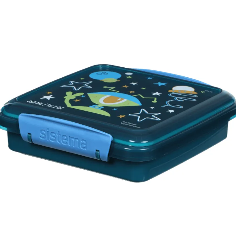 Sistema Sandwich Box Lunch Madkasse Ass. Farve (450 ml)