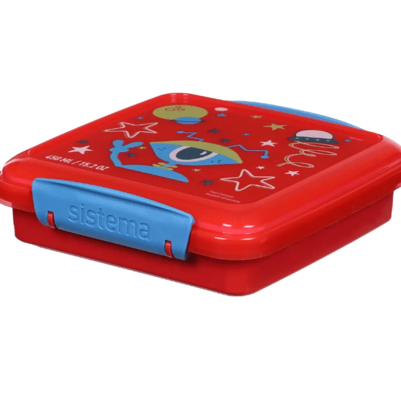 Sistema Sandwich Box Lunch Madkasse Ass. Farve (450 ml)