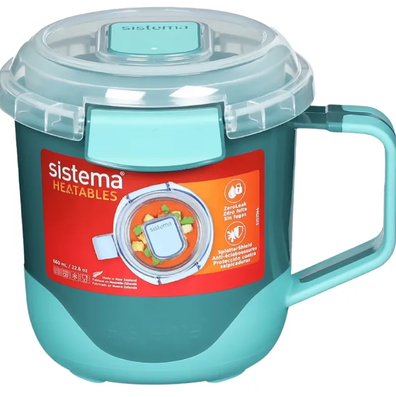 Sistema Soup Mug Heatables Multifunktionel Beholder Ass. Farve (660 ml)
