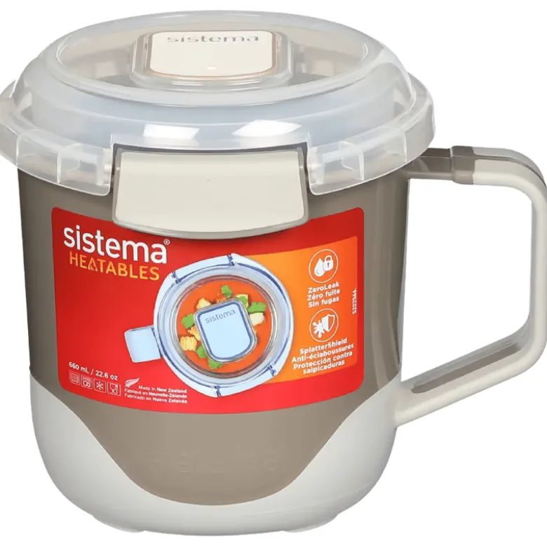 Sistema Soup Mug Heatables Multifunktionel Beholder Ass. Farve (660 ml)