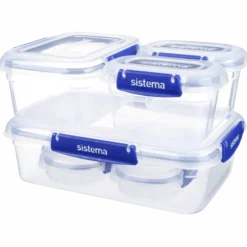 Sistema Starter Klip It Plus 6Pack Transparent med blå klips (1 sæt)