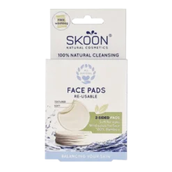 Skoon Face Pads Re-Usable 2-sided (7 stk)