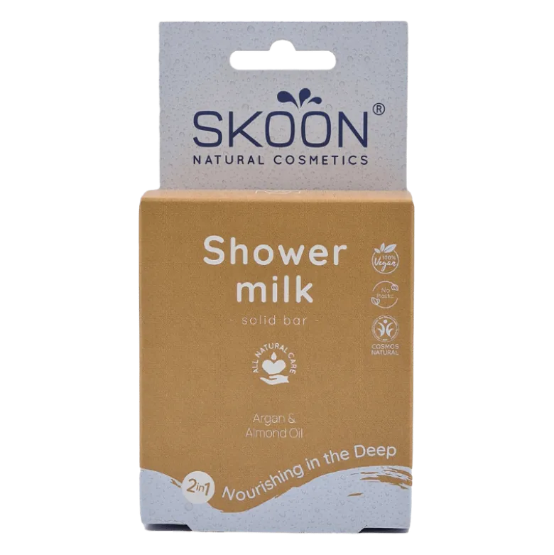 Skoon Solid Shower Milk Nourishing Into The Deep 2 in 1 (90 g)