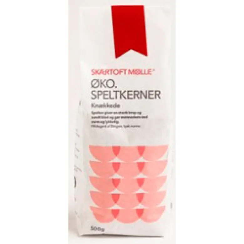 Skærtoft Mølle Speltkerner knækket Ø (500 gr)