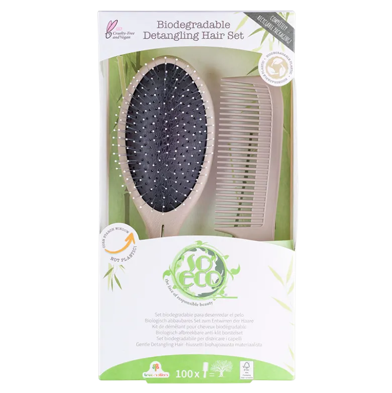 So Eco Biodegradable Detangling Hair Set (1 sæt)