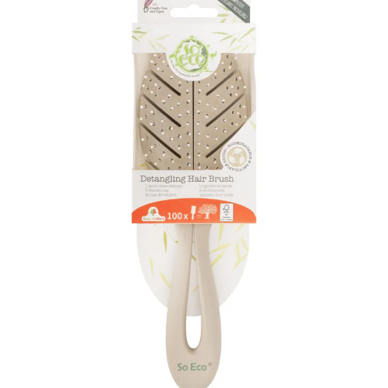 So Eco Biodegradable Detangling Leaf Brush (1 stk)