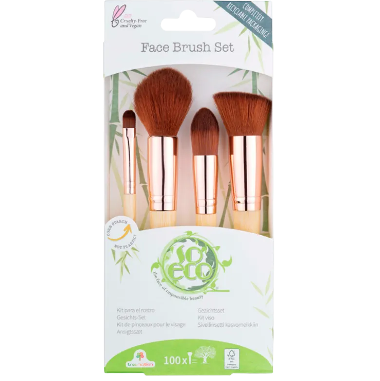 So Eco Face Brush Kit (4 stk)