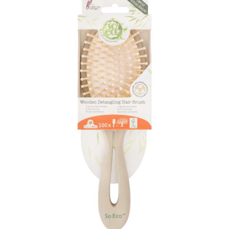 So Eco So Eco Biodegradable Gentle Detangling Brush (1 stk)