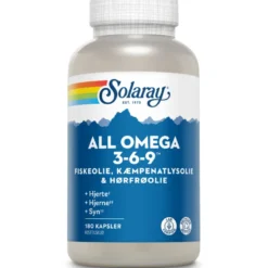 Solaray All Omega 3-6-9 (180 kapsler)