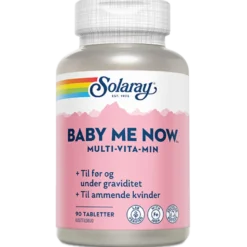 Solaray Baby-Me-Now Multi-Vitamin (90 tabletter)