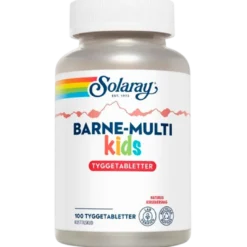 Solaray Barne-Multi tyggevitaminer til børn (100 tabletter)