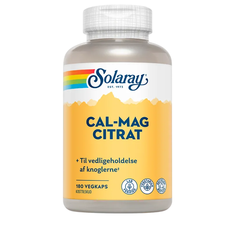 Solaray Cal-Mag Citrat (180 kap)