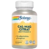 Solaray Cal-Mag Citrat med D-vitamin (90 kapsler)