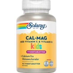 Solaray Cal-Mag Kids (90 tyggetabletter)