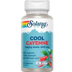 Solaray Cool Cayenne (90 kapsler)