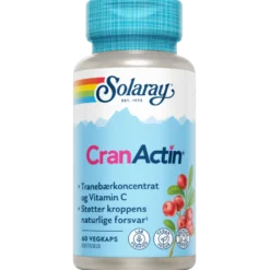 Solaray CranActin Tranebærekstrakt 400 mg (60 tabletter)