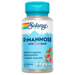 Solaray D-Mannose M. CranActin (60 kaps)