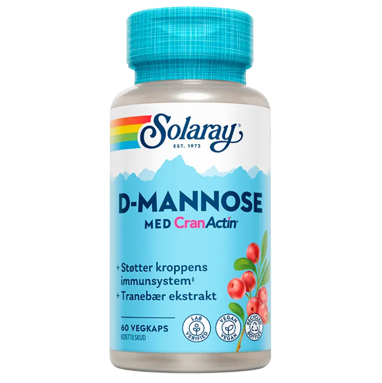 Solaray D-Mannose M. CranActin (60 kaps)