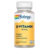 Solaray D-vitamin 30 mcg (100 kapsler)