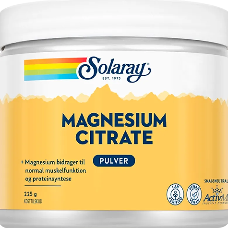 Solaray Magnesium Citrate Pulver (225 g)