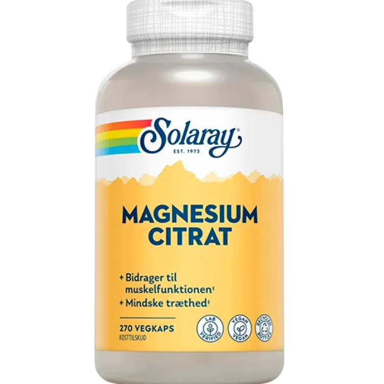 Solaray Magnesium Citrat (270 kaps)