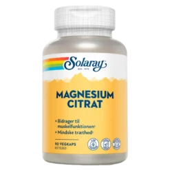 Solaray Magnesium Citrat 250 mg (90 kap)