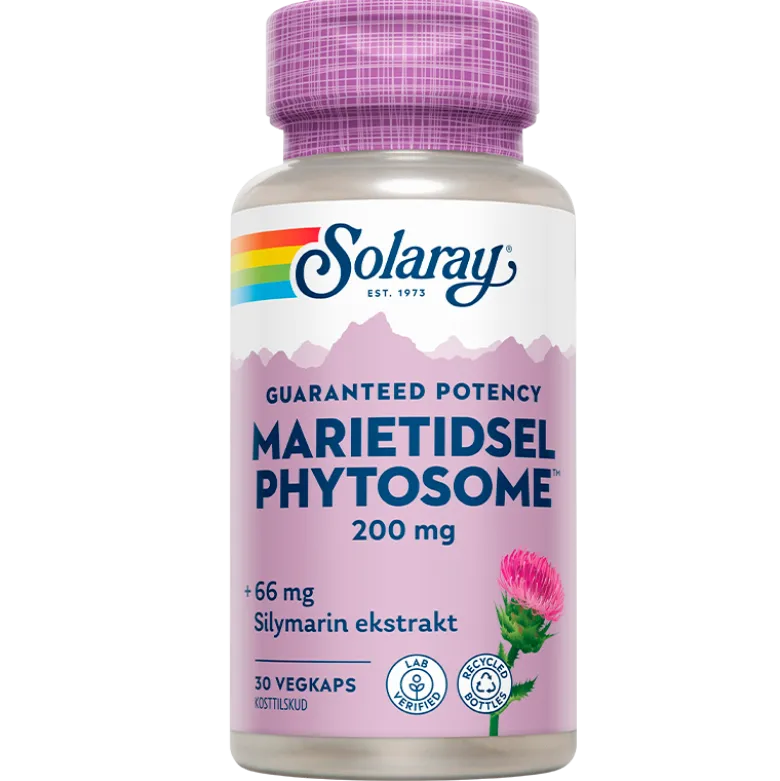 Solaray Marietidsel Phytosome (30 kapsler)